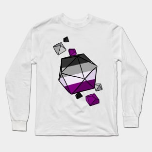 Ace Pride Flag Dice Long Sleeve T-Shirt